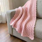 One Skein Baby Blanket Crochet Pattern PDF, Beginner Friendly, Instant Download
